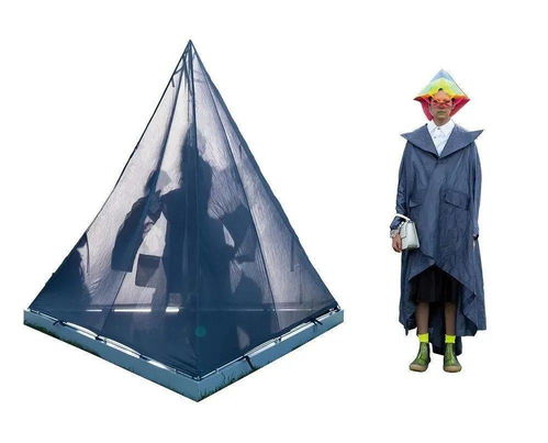 時尚與醫學的融合 森永邦彥的抗病毒紡織品帳篷衣